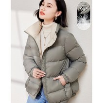 바람막이 여성 보온 dema 납립 넥숏타입 토트넘패딩
