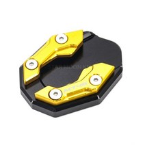 YAMAHA NMAX155 NMAX125 NMAX 125 155 XMAX 300 MT15 MT125 사이드 스탠드 확장 풋 패드베이스, MT15 - Gold