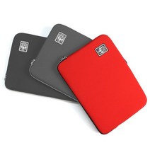 15인치 네오플랜 레드 노트북 파우치 귀여운 여성 태블릿 가방 케이스, 레드 (가죽)