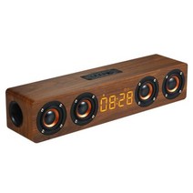홈씨어터 TV 사운드바 가성비 스피커 블루투스 soundbar tv home 364, 협력사, 갈색 나뭇결