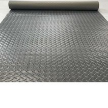 PVC 바닥 미끄럼방지 고무판 공장 방진 패드 절연매트, 레드 -폭 1m x 한롤 15m