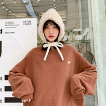 양털 니트벙거지 여행 산책 뽀글이 보넷모자 겨울버킷햇 보닛햇