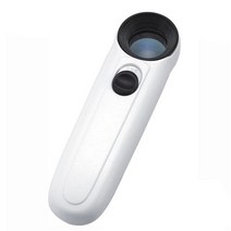 돋보기 확대경 블록렌즈40x3.5mm LED 라이트 돋보기 확대경 핸드 현미경 회로 기판 용 조명 램프 Hallmarks, 한개옵션0