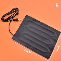 찜질팩 손난로 전기장판 1/2PCS -5V-12V USB Warme 파스타 패드 Snel Verwarming 탄소 섬유 Pad Veilig Warmer Pads, [12] as pic