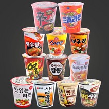 컵라면 소컵 12종 실속세트상품 새우탕 사리곰탕 오징어짬뽕 나가사끼 안성탕면 스낵면, 단품