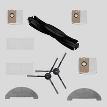 Proscenic M7MAX M8 걸레 사이드 브러시 롤러 메인 스폰지 필터 진공 청소기 교체 부품, 15 Set meal  10