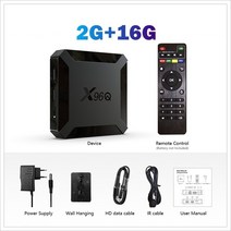 X96Q 안드로이드 10 TV 셋톱 박스 2GB 16GB Allwinner H313 쿼드 코어 4K 60fps 스마트 TVBOX 와이파이 구글 플레이어 X96 1GB 8GB, [02] Eu 플매트 카펫 러그, [02] 2G 16G