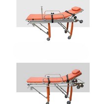 구급차 들것 알루미늄합금 접이식 고정 응급처치 환자, 유형A내보내기넓은가장자리