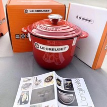 르쿠르제고메밥솥 냄비밥 스타우브 주물 18cm, 레드, 한개옵션1