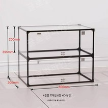 유리 쇼케이스 카페 미니 수납장 진열장 베이커리, 공식 표준, 합금-접착제가필요없는설치는한세트로제한됨