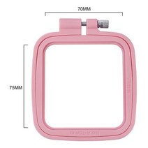 공업용오버록 컴퓨터자수기계 핸드미싱DIY 자수 후프 플라스틱 사각형 프레임 링 Needlecraft 크로스 스티, 06 06