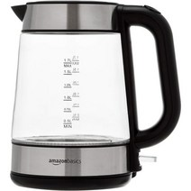 아마존 Amazon Basics 티포트 전기 유리 주전자 1.7L 2200W Ctt8