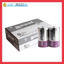 벡셀 망간 건전지 D사이즈 벌크형 24개입 1BOX R20