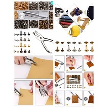쏘잉행복하우스 리벳 가죽 의류 360pcs, 1세트 (360pcs 도구포함)