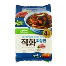 [메가마트]풀무원 생가득 직화 짜장면 4인분 1.32kg, 2개