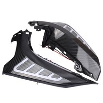 바이크 오토바이 액세서리 앞면 커버 가드 패널 장식 Yamaha Nmax155 Nmax125 N MAX 155 NMAX 125, [01] black