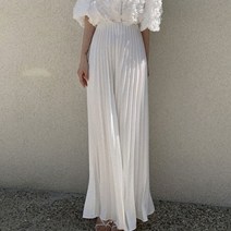 [랜덤플레이] 봄신상 샤랄라 여리핏 플리츠 주름 팬츠