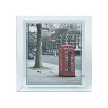 크리스탈 유리액자 6x8인치 15x20cm 1개