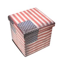 빈티지 인테리어 소품 수납 스툴 롱 쿠션 의자 미국 USA, 미국 USA - Long