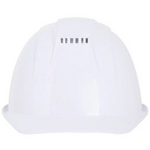 지게차 안전모 산업용 건설사 공사현장 신호수 보호헬멧 쿨헤드 경량 통풍형 390g, 화이트 백색 1개