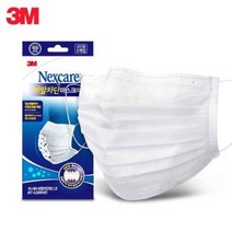 3M 넥스케어 비말차단 마스크 KF-AD 화이트 5매입 귀안아픈 미세먼지 편안한 피부자극 다용도 화장품 탄력성 착용감 남녀공용, 1개