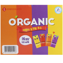 오가닉주스 크니쁘니 4가지 125ml x 16입