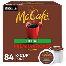 McCafe Decaf Premium Medium Roast K-Cup Coffee 맥카페 디카페인 프리미엄 로스트 K컵 84 캡슐 1팩
