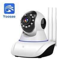 스마트폰 cctv 카메라 감시용 캠 홈 보안 무선 아기 모니터 팬 틸트 원격 제어 야간, 2mp 카메라 64g 카드, 영국 플러그