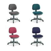 (팔없는 3호) 회사 사무실 쿠션 의자 4색/ 책상 작업 메쉬 직원용 업무용, 그레이