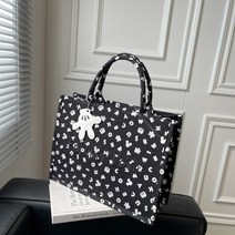 벨티드 스퀘어 완소템 패션리더 직장인 바게뜨가방 대용량 토드백 빈티지 데일리 태슬 심플