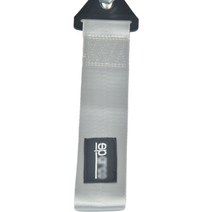 자동차 후크 견인 고리 차 견인장치 2 인치 285cm 수정 트레일러 벨트 트렌드 트레일러 로프 고강도 나일론 로프 나사 너트가있는 범용 자동 튜닝, SP 로고 그레이