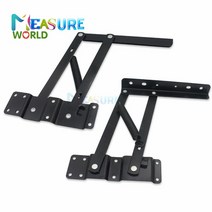 측량기 측량도구 쌍개 유압 버퍼 쉬운 설치 액세서리 책상 공간 절약 홈 접이식 브래킷 경첩 테이블 리프팅, 01 베이지