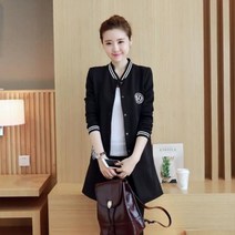 이지핏 F1637 깔끔한 와펜장식 세련된 노카라 롱자켓 롱코트 후드롱야상 트렌치코트 바람막이점퍼 빅사이즈야상 빅사이즈 후드야상 여자롱야상 여자야상 롱점퍼