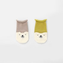[메르베] 북극곰 아기양말_사계절