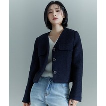 국내매장 정품 스파오 SPAO 부클 크롭 자켓_SPJKD11W13