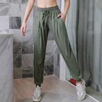 여성 편한 와이드 요가바지 조거팬츠 피트니스바지