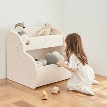 아이팜 이지두잉 더블 빅 정리함 / 장난감정리함, 화이트그레이, 1개