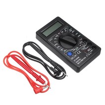 휴대용 DT-830B 멀티 미터 블랙 디지털 LCD AC 1000V 750V 전압계 볼트 테스터, 한개옵션0