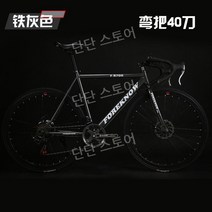 로드 자전거 솔리드 타이어 솔리드타이어 로드자전거 바이크 출퇴근 성인 입문용 초경량 사이클, R.  21 단 기본 공압 타이어