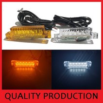 앰버 화이트 LED 트럭 스카니아 전면 그릴 조명 4x/5x IP68 볼보 램프용 DAF 맨 벤츠, 01 12v_01 4Pcs Amber