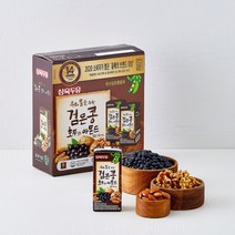 검은콩 & 호두아몬드 두유 190ml, 64팩(16팩x4)