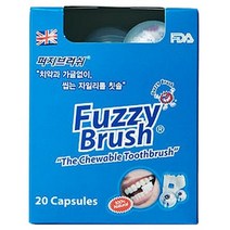 퍼지브러쉬 1회용 씹는 칫솔, 20개입, 5개