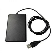 125KHZ USB RFID EM4100 ID 카드 리더기 도어 액세스 제어 시스템에 소프트웨어 또는 드라이브 필요 없음 방수 빠른 반응, Black