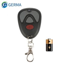 리모콘 스마트키 Germa 복제 고정 학습 롤링 코드 433mhz 전기 차고 문 원격 제어 복사기 키 fob 4 버튼 휴대용 게이트, 없음