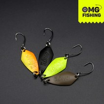 오마이갓피싱 사이버 스푼 2.8g 6가지컬러 송어스푼 낚시 마이크로스푼 UV발광, CBSP28 - 2