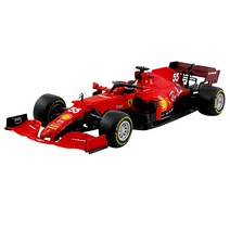 자동차 모형 미국 부라고 F1 페라리 #16 찰스 르클레르 2021 1/18 모델 16809-623288, #55