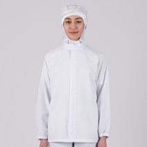 모던위생복 식품위생복 위생복상의 MD-1046 HACCP위생복 남여공용 위생복 식품공장 위생작업복, 화이트