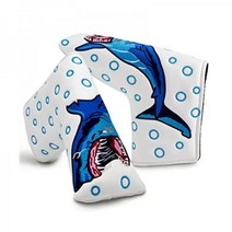 Shark 골프 블레이드 퍼터 클럽 헤드 커버 클럽용 마그네틱 스타일 퍼터에 적합 - Scotty Cameron Select Newport 시리즈 퍼터용 합성 가죽, 1pc driver headcover