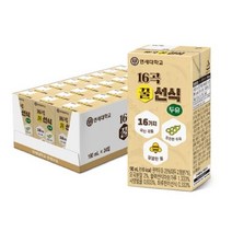 연세우유 16곡 꿀선식 두유, 190ml, 6개