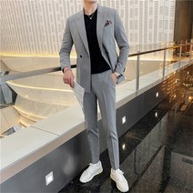 꽃소담 남성정장 경량캐주얼 슬림핏수트